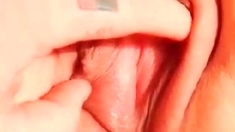 Close up MILF masturbation