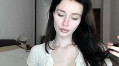 Hottest brunette solo webcam masturbation 2