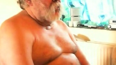 Grandpa Strokes On Cam