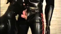 Rubber Blowjob Fun