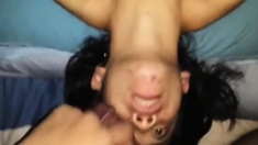 indonesian Maid Gets Fucked In The Mouth Hard By Pakistani