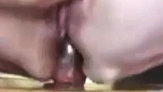 Slut Girl fuck her ass with big toy