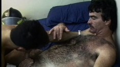 Hunky strongmen Hank Hightower and Vince Siciliano enjoy some hot anal
