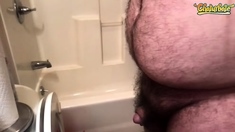 The Big Bear Guy Pounds Hard On A Gay Ass