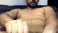 Gorgeous Str8 French Arab Guy cums on cam #28